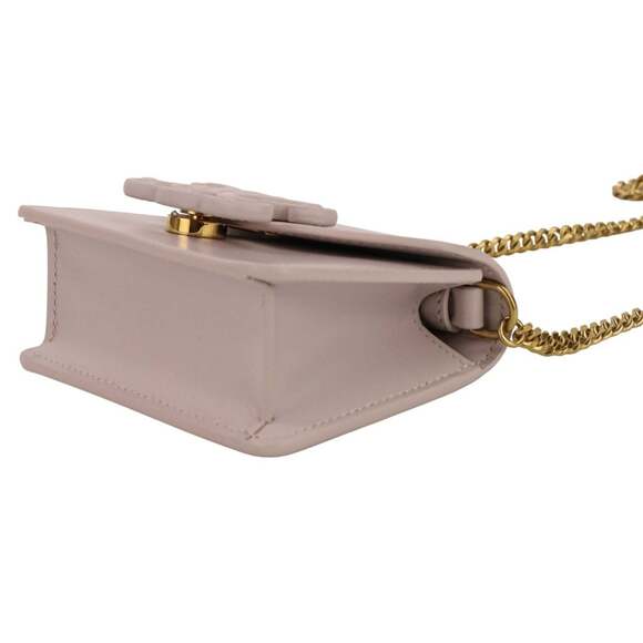 CELINE Triomphe Chain Card Holder Mini Shoulder Bag S-BB-4292 Light Pink Women's - Picture 8 of 13